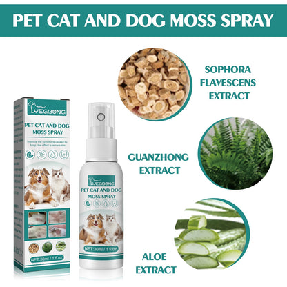Pet Skin Medicine Spray, Cats And Dogs To Remove Mite Skin