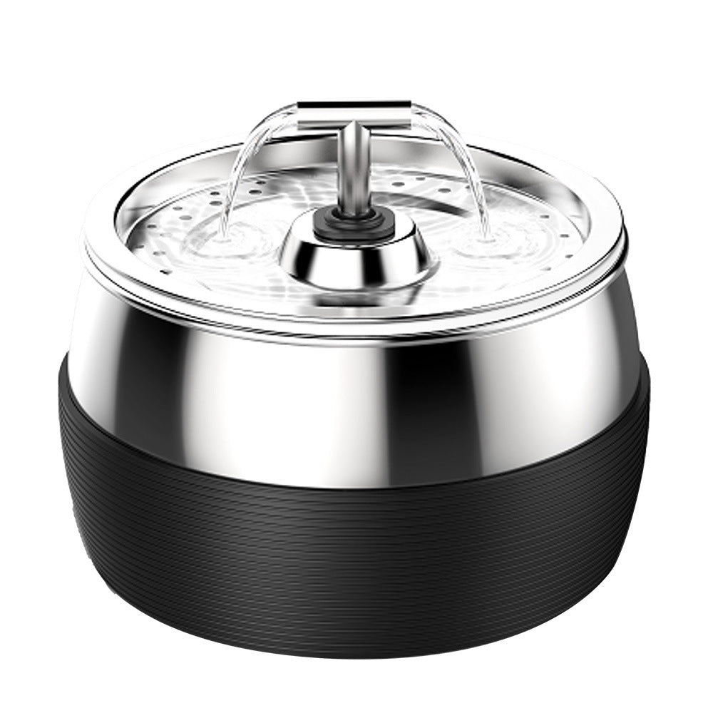 Stainless Steel Smart Pet Water Dispenser with Automatic Circulation and Filtration, Large Capacity Feeder for Cats and Dogs