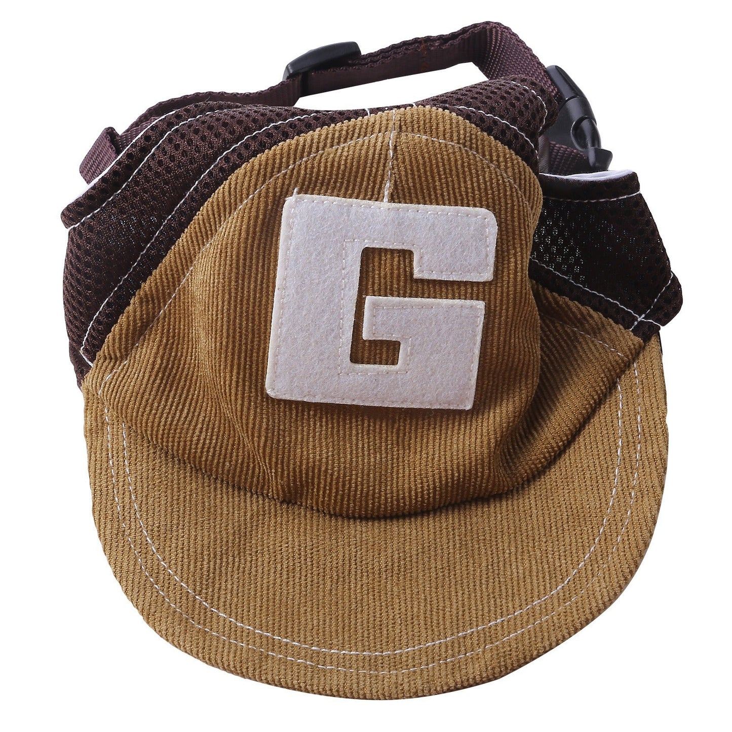 Sun Hat with G-Word Dog Design, Travel Sun Hat for Spring and Autumn, Outdoor Sun Protection with Mesh Ventilation, Pet Themed Baseball Cap