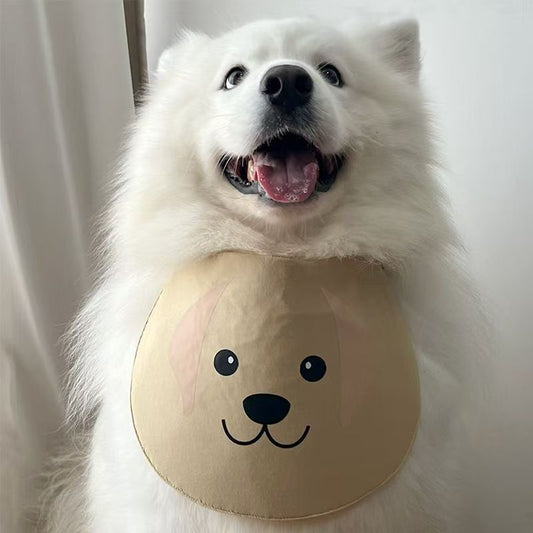 Dog drool bib cute bib clothes large dog pet bib