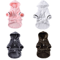 Pet Bathrob Dog Pajamas Sleeping Clothes Soft Pet Bath