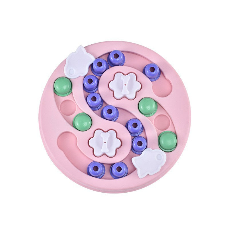 Interactive Slow Feeder Dog Bowl - Puzzle Toy for Pets - Purrfect Pet Kingdom