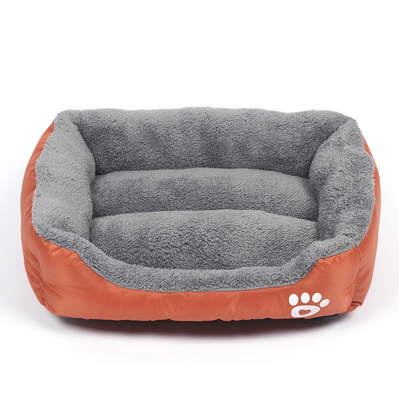 New, soft, and cozy fleece pet bed. Waterproof bottom. Suitable for small, medium & large pets. Keeps pets warm. - Purrfect Pet Kingdom