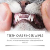 Dog And Cat Tooth Wipes, Pet Dog Mild Tooth Cleaning Tartar