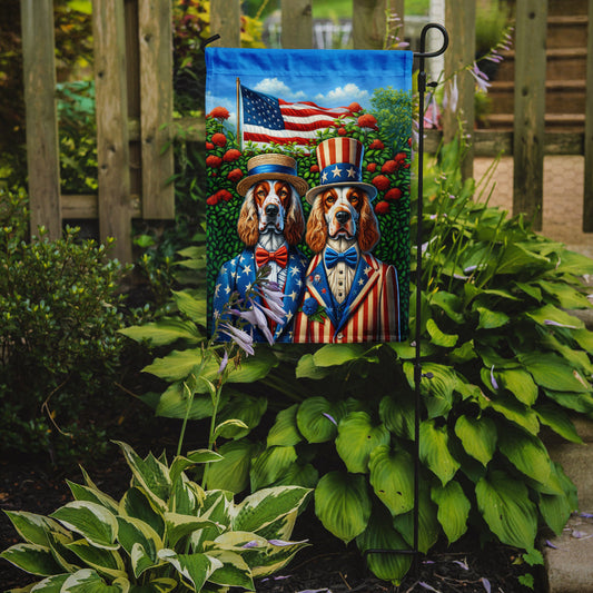 All American English Setter Garden Flag –  Dogs with American Flag Background by Caroline’s Treasures