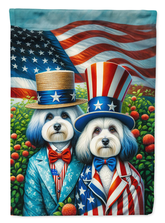All American Havanese Garden Flag –  Dogs with American Flag Background by Caroline’s Treasures