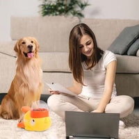 Intelligent Cartoon Dog Automatic Feeder: Large Capacity,