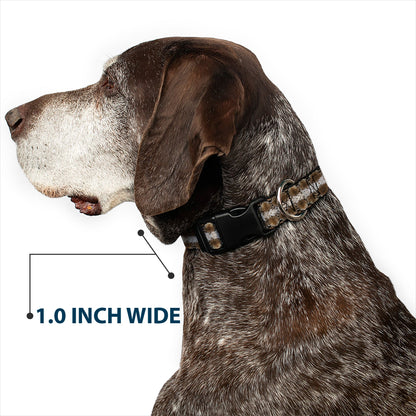 Dog Collar Plastic Clip Snake Skin Pattern USA Made 🐕