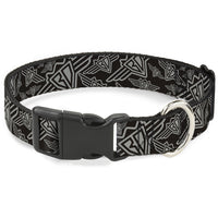 Plastic Clip Collar - BD Logo Scattered Black/Gray
