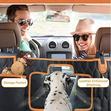 Four in one detachable pet car cushion waterproof dirt proof and scratch resistant rear trunk seat cushion for passenger seat - Purrfect Pet Kingdom