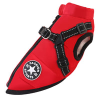 Pet clothing waterproof and warm dog cotton coat winter