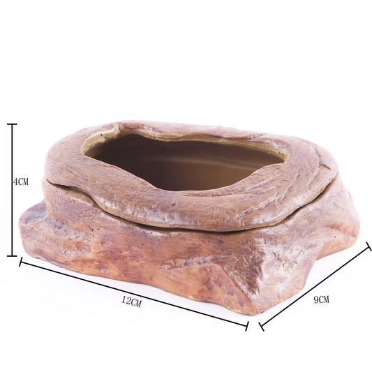 Water grass landscaping pet turtle food basin fish tank ornaments