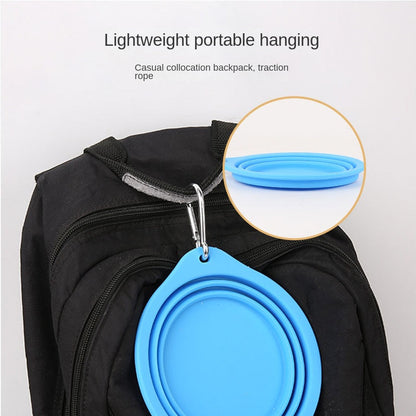 Silicone Foldable Travel Bowl for Dogs and Cats | Pet Gear