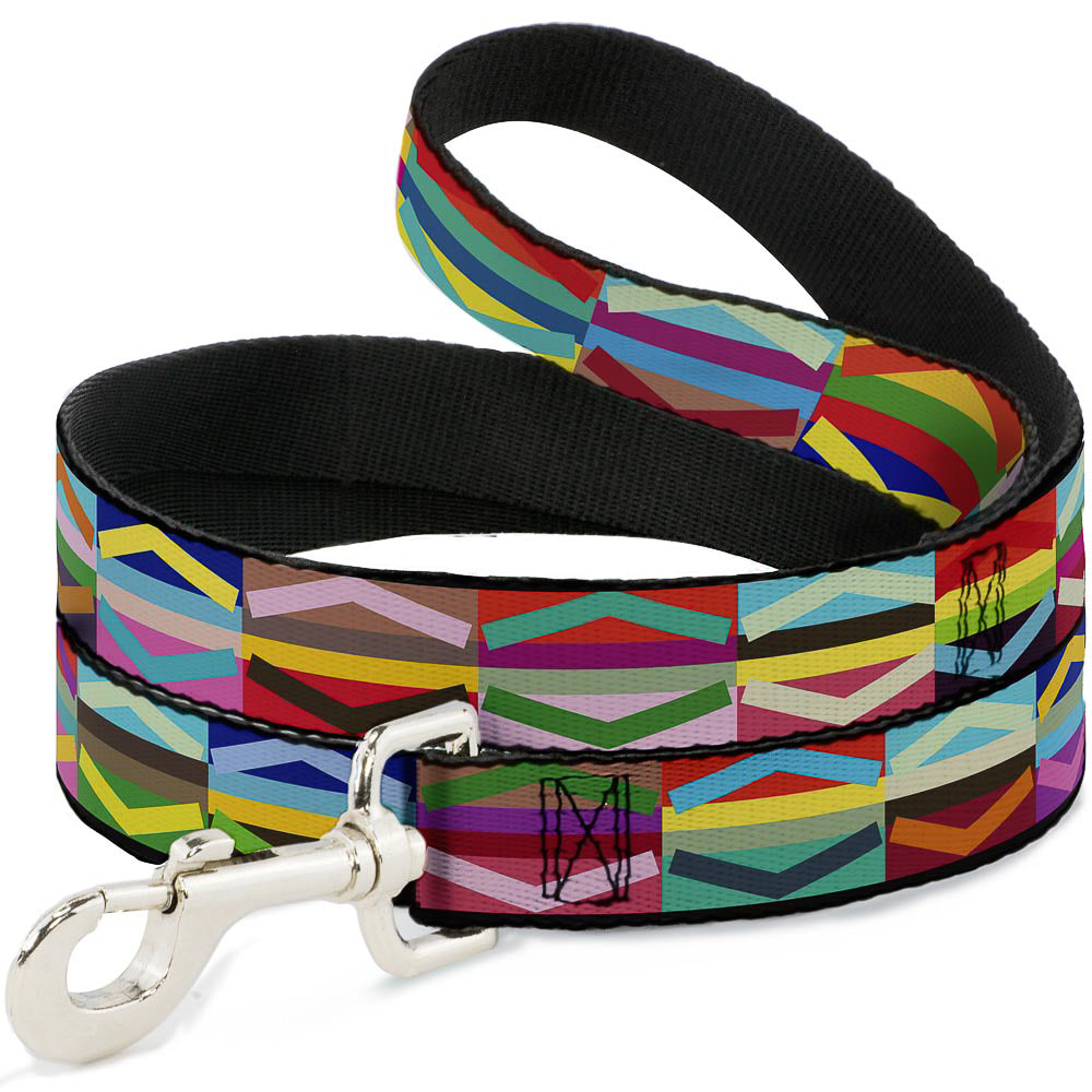 Dog Leash - Geometric10 Multi Color - Dog Leashes - Buckle - Down