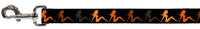 Dog Leash - Mud Flap Girl Repeat Black/Orange Fade