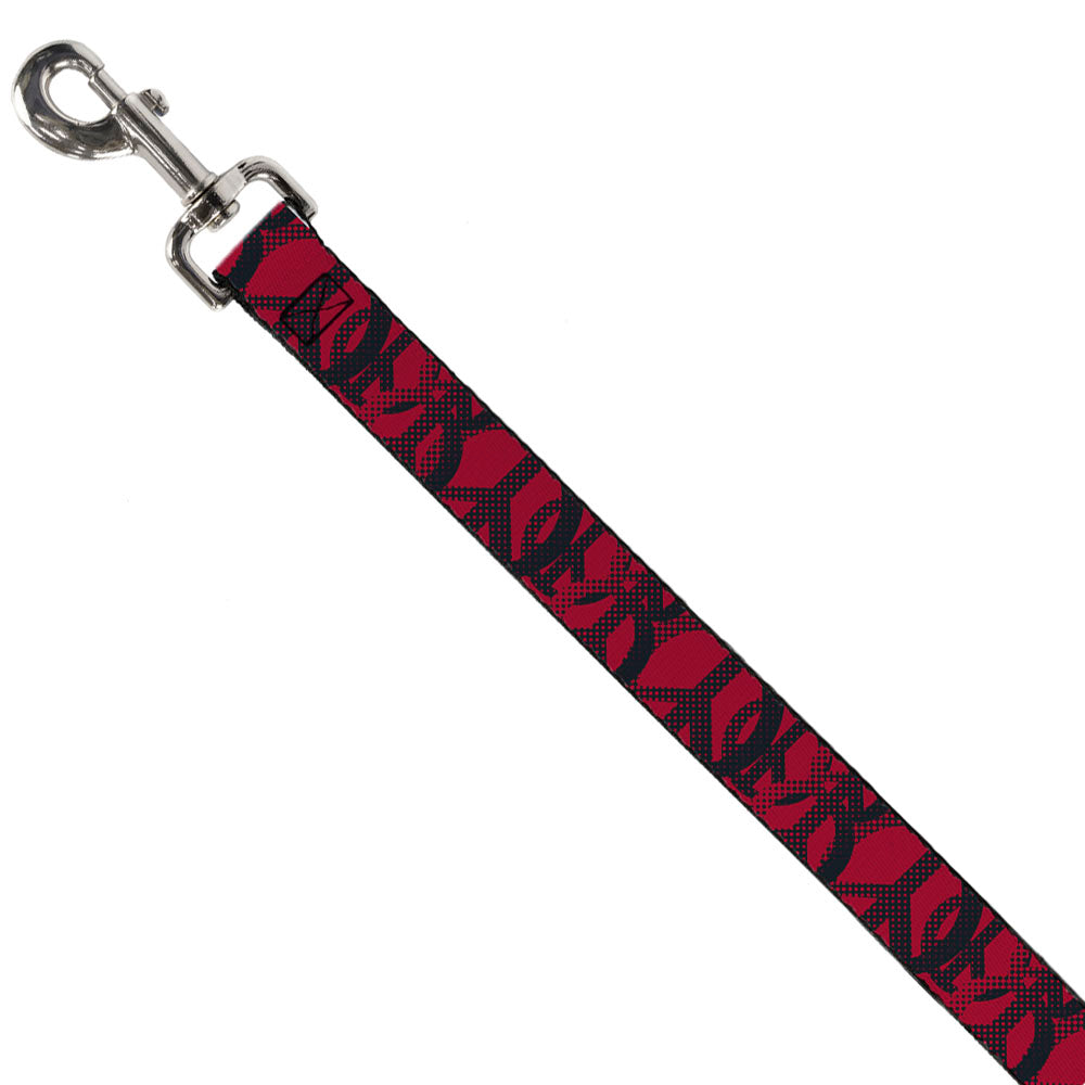 Dog Leash - Peace Dots Black/Fuchsia - Dog Leashes - Buckle - Down