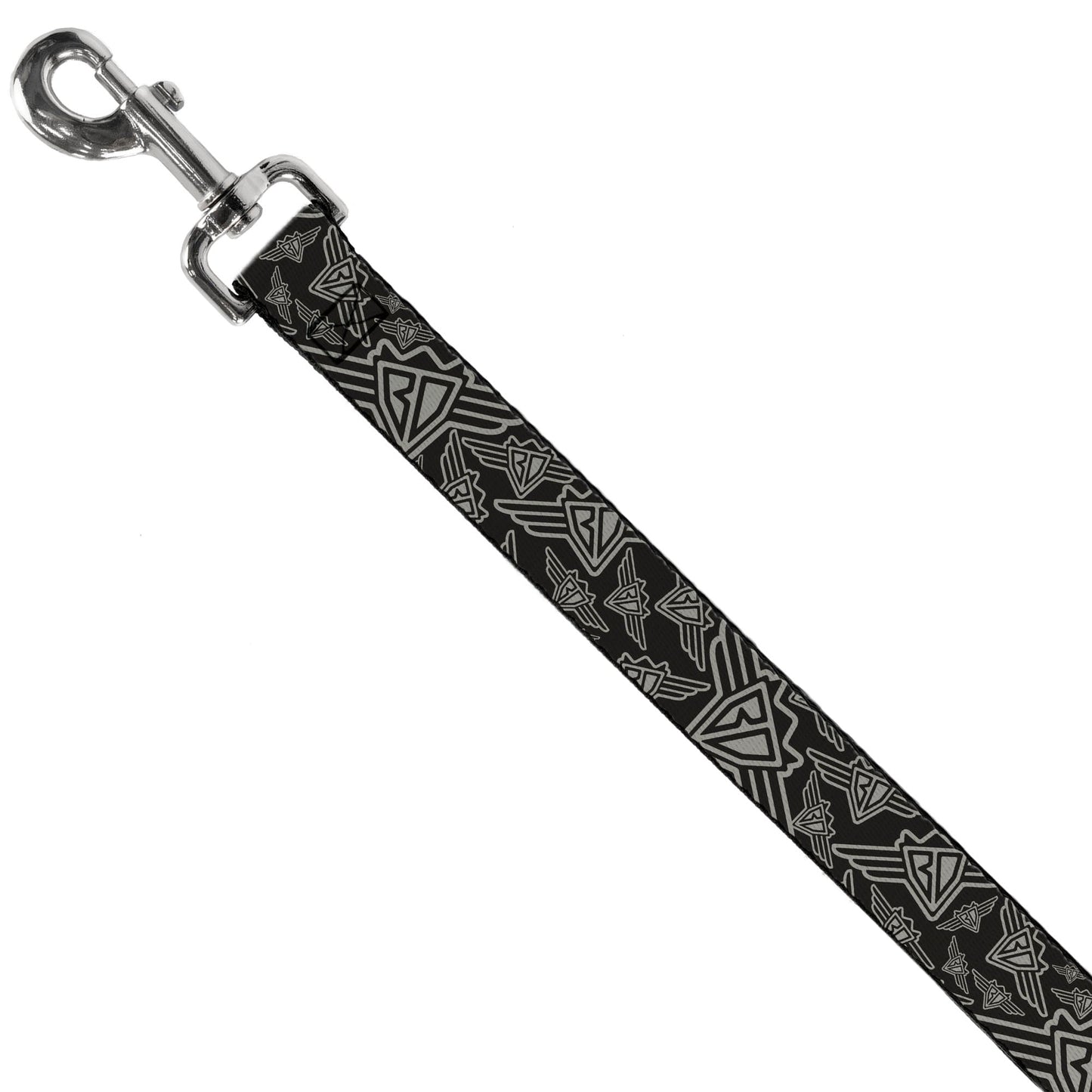 Dog Leash - BD Logo Scattered Black/Gray - Dog Leashes - Buckle - Down
