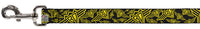 Dog Leash - BD Logo Scattered Black/Yellow