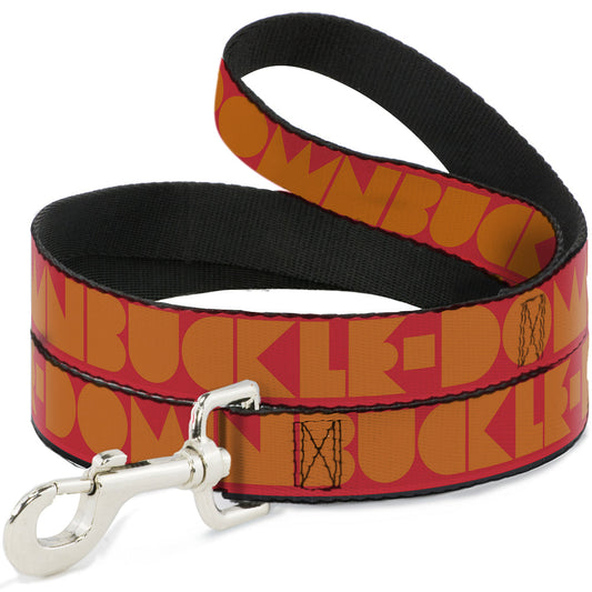 Dog Leash - BUCKLE - DOWN Shapes Red/Orange - Dog Leashes - Buckle - Down