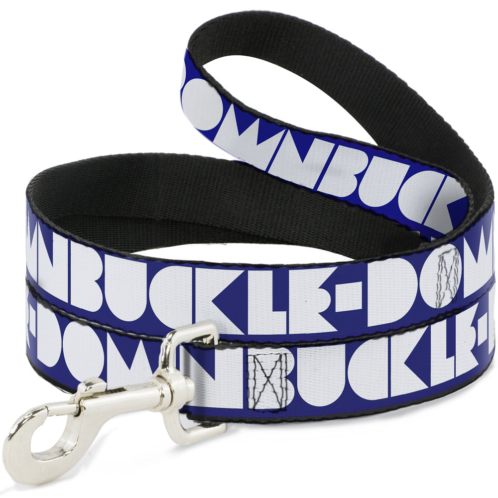 Dog Leash - BUCKLE - DOWN Shapes Blue/White - Dog Leashes - Buckle - Down
