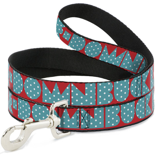 Dog Leash - BUCKLE - DOWN Shapes Red/Dot Turquoise/White - Dog Leashes - Buckle - Down