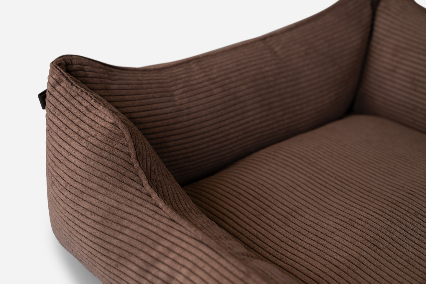 Purrfect Kingdom™ - Brown Corduroy Bolster Bed