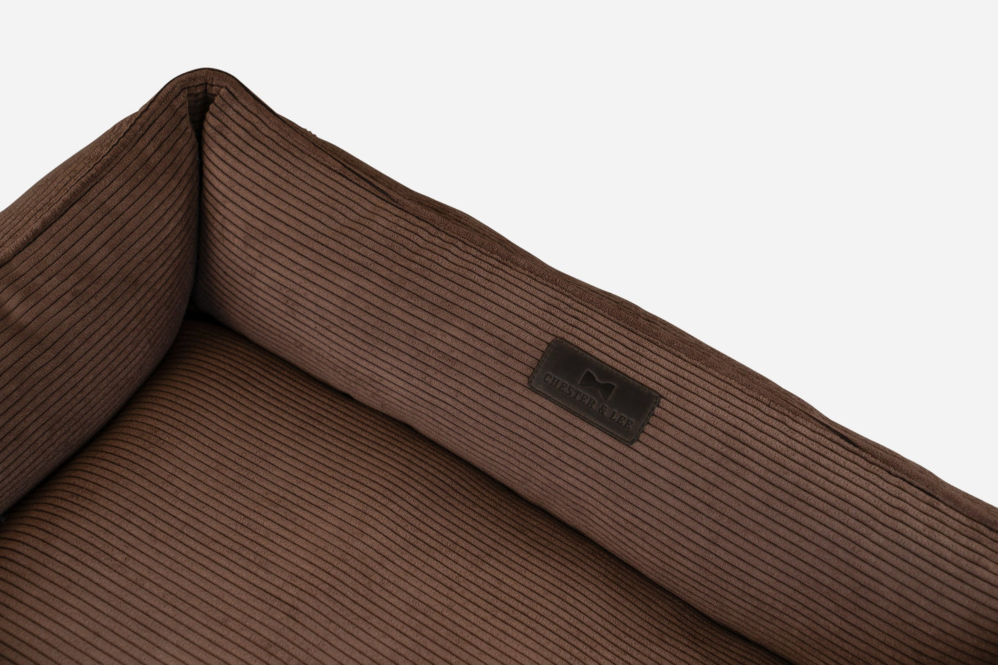 Purrfect Kingdom™ - Brown Corduroy Bolster Bed