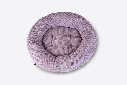 Light Pink Donut Dog Bed