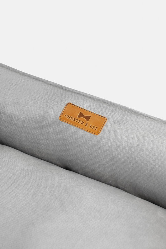 Dog Bed Classic Velvet Sleeper Dog Bed Gray