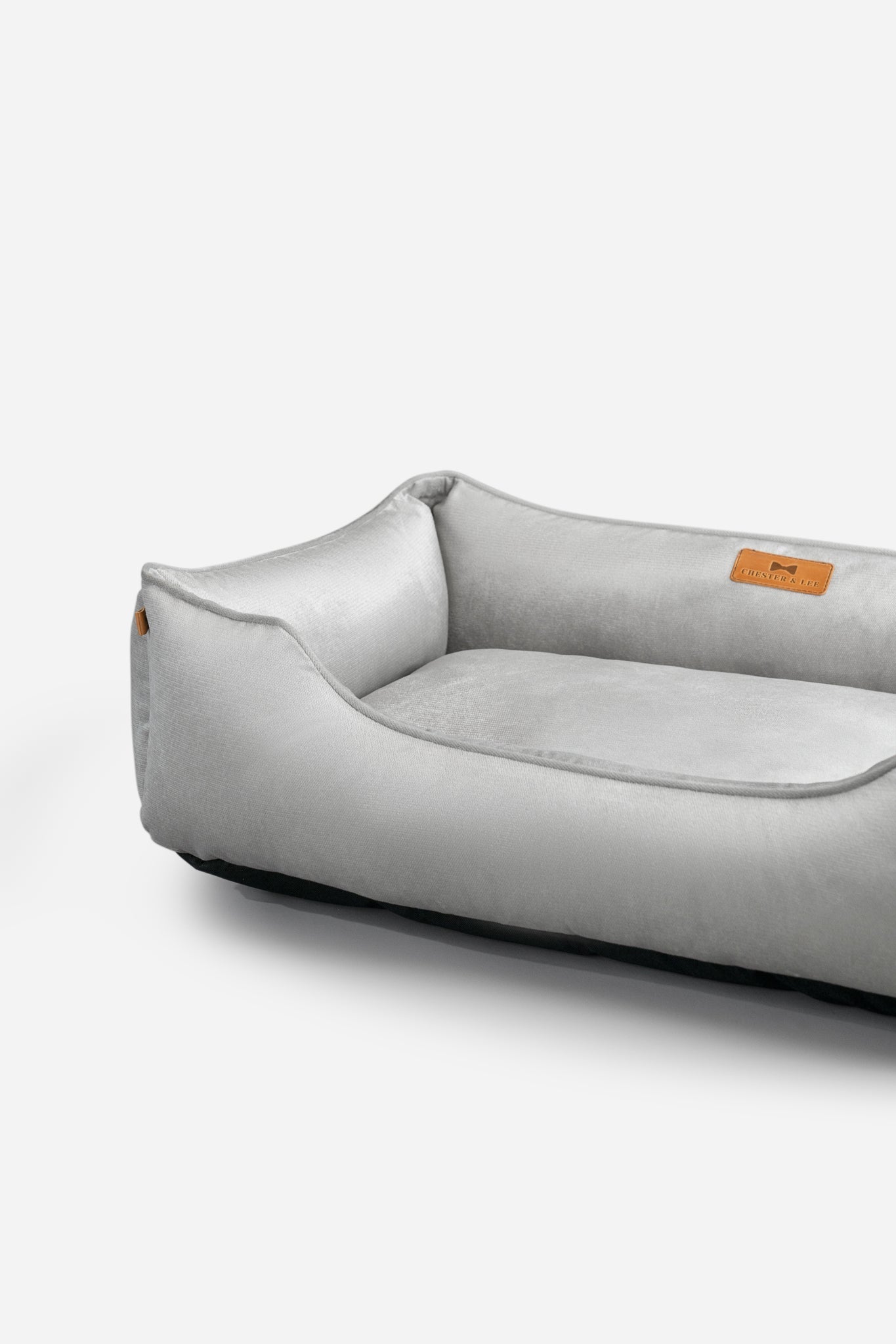 Dog Bed Classic Velvet Sleeper Dog Bed Gray