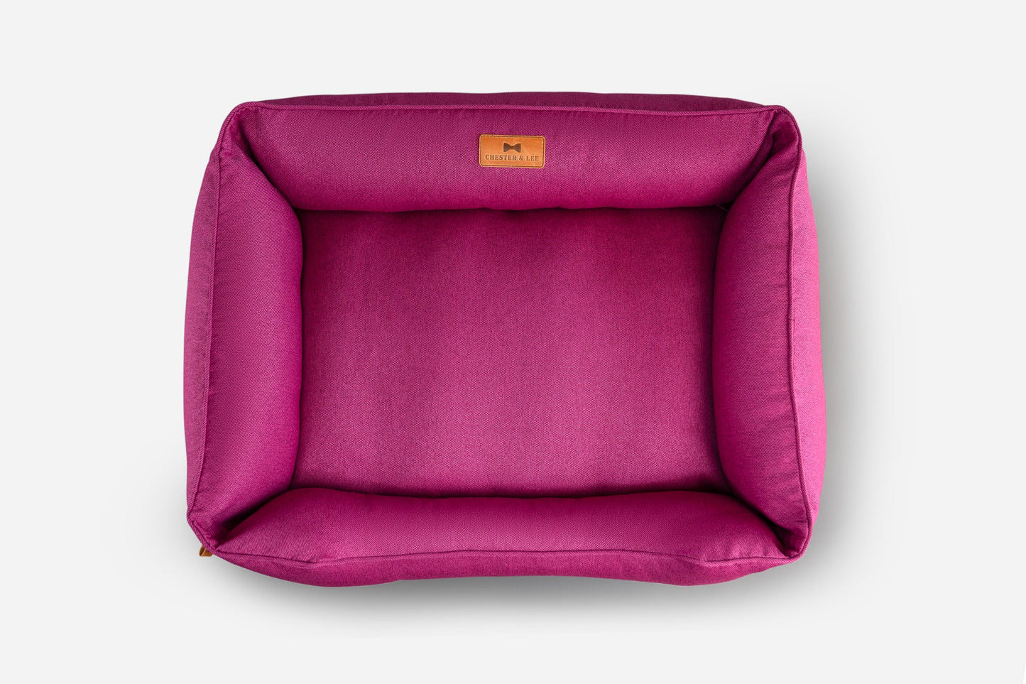 Purrfect Kingdom™ - Pink Cotton Bolster Pet Bed