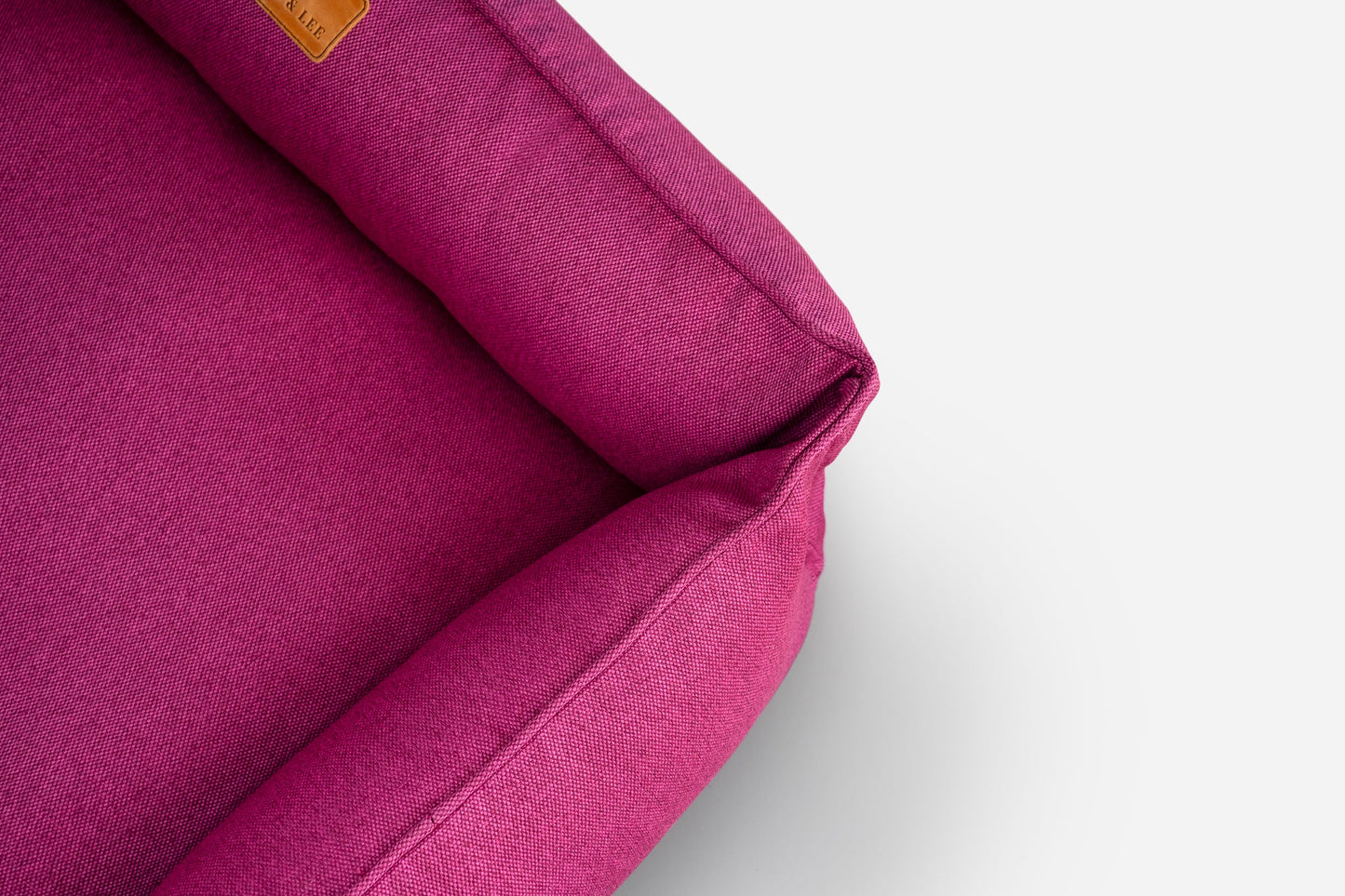 Purrfect Kingdom™ - Pink Cotton Bolster Pet Bed