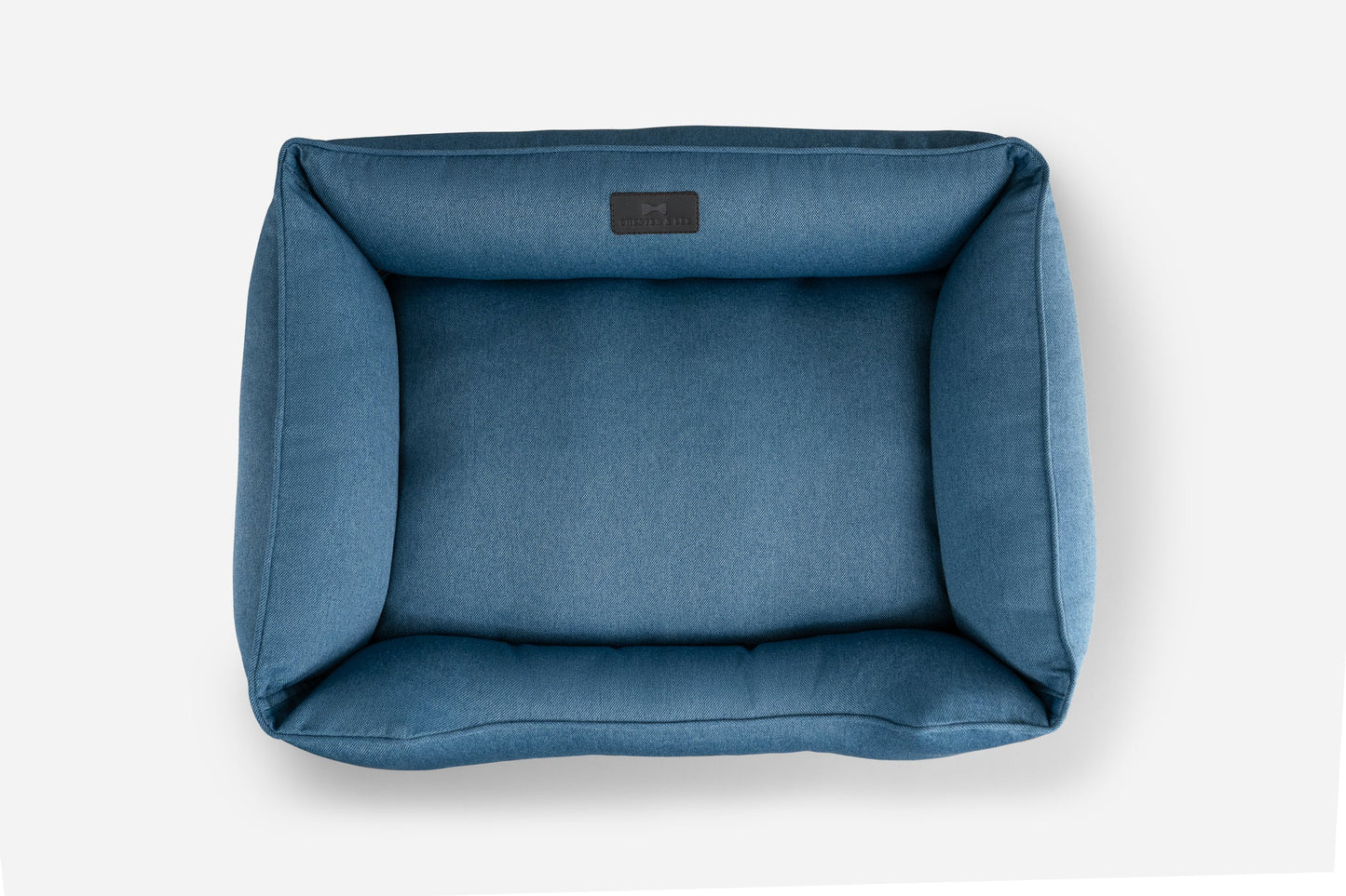 Purrfect Kingdom™ - Denim Cotton Bolster Pet Bed