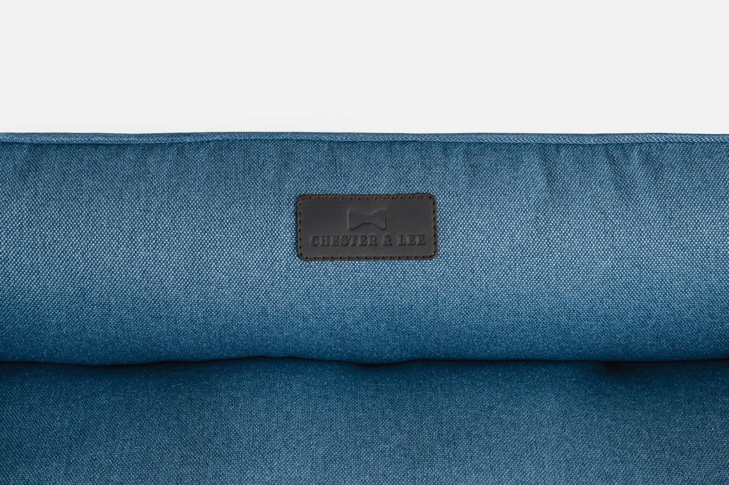 Purrfect Kingdom™ - Denim Cotton Bolster Pet Bed
