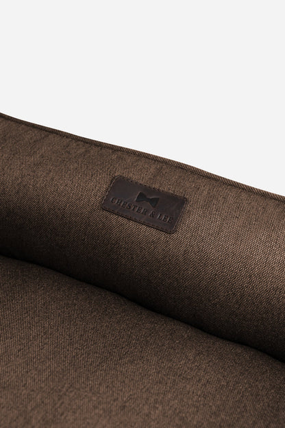 Chester & Lee | Cotton Sleeper Dog Bed Brown