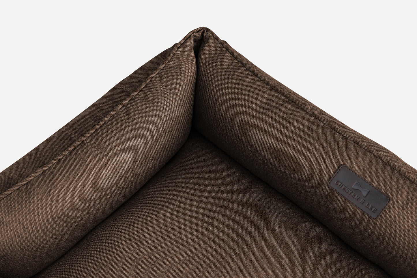 Dog Cat Cotton Sleeper Brown Washable Bed