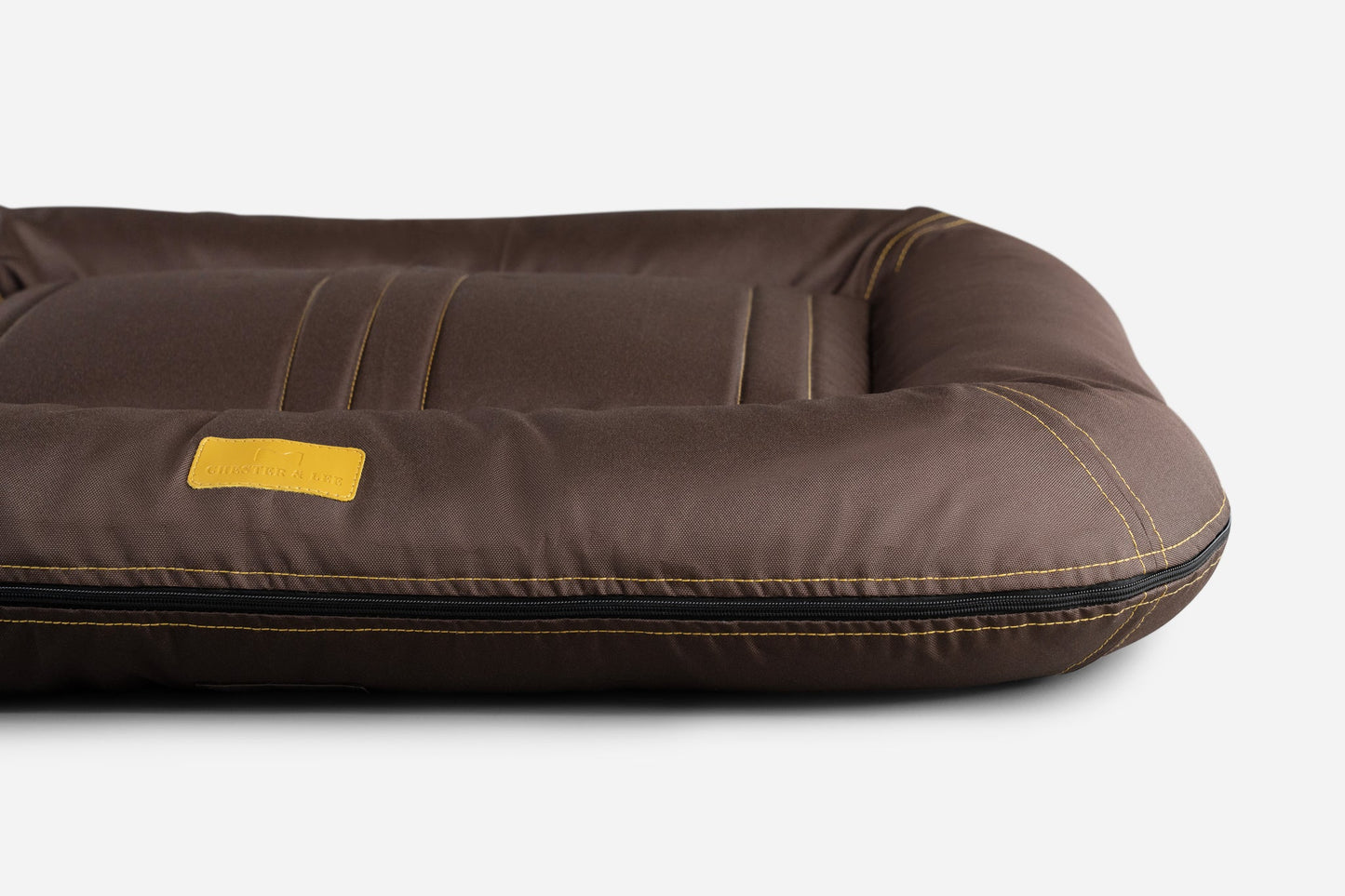 Waterproof Lounger Dog Bed Brown