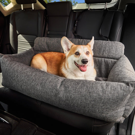 PupProtectorT Performance Tweed Memory Foam Dog Car Bed - main product image