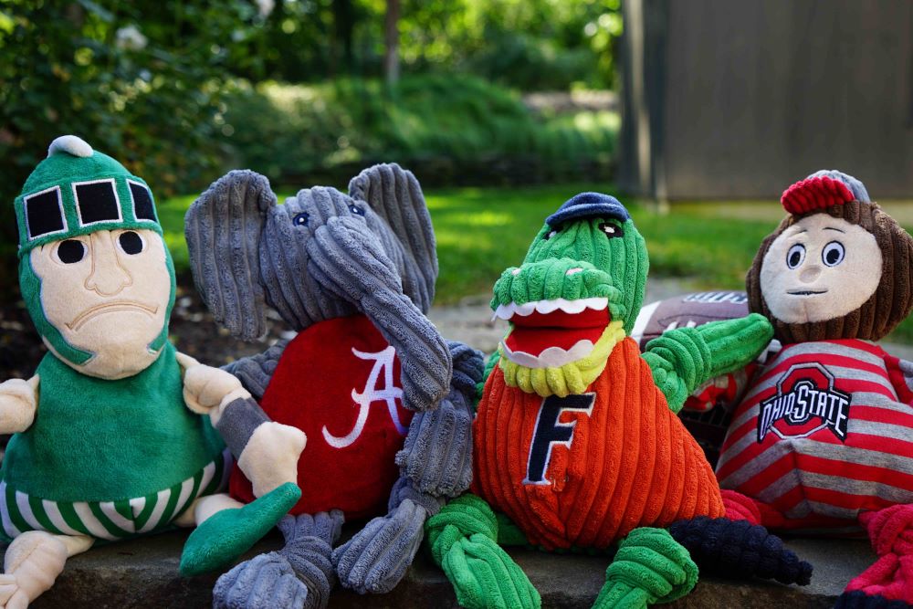 Dog Toy NCAA University of Alabama Big Al Mascot Knottie - gallery product image for dog toy