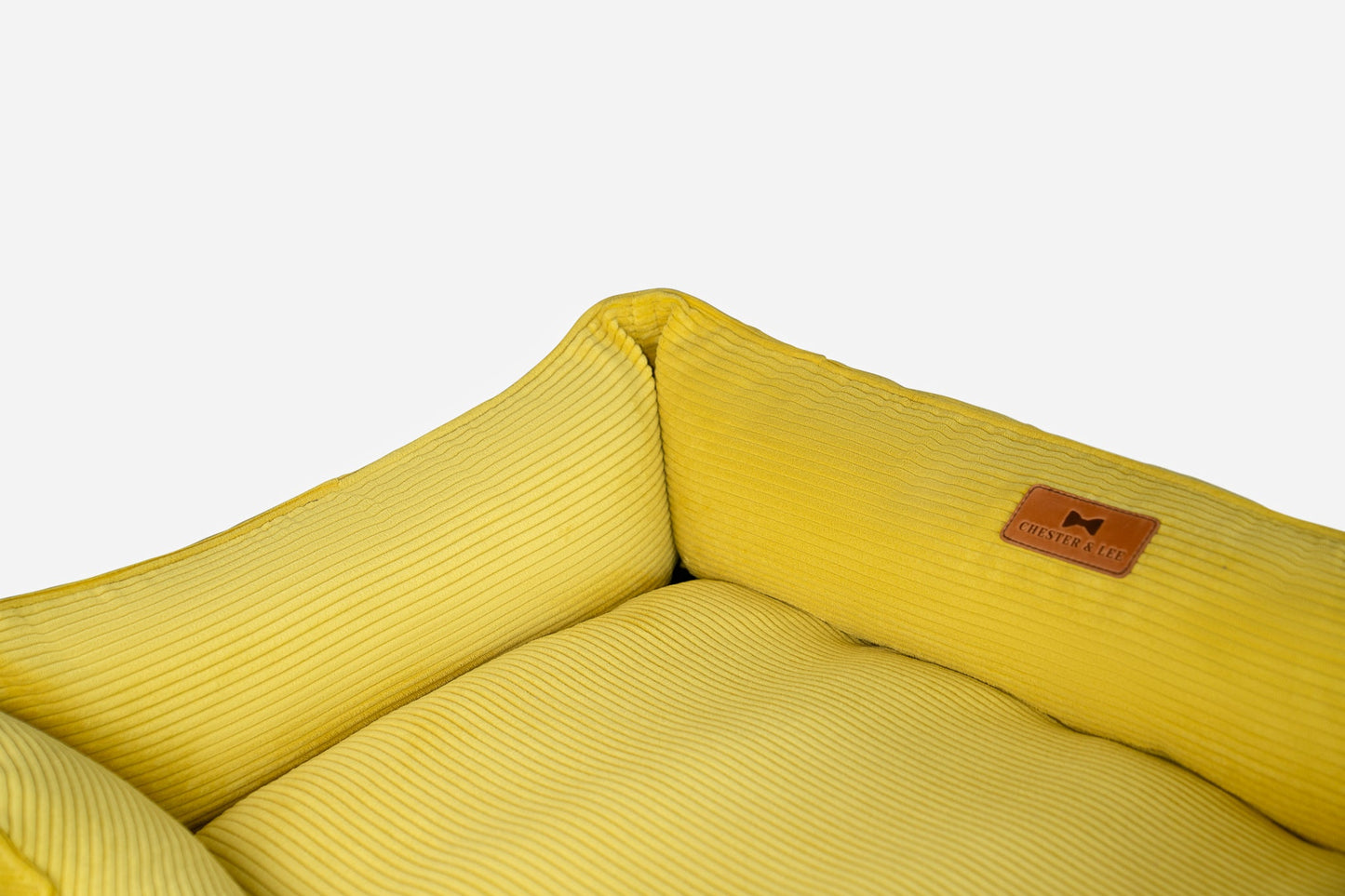 Purrfect Kingdom™ - Sunny Yellow Corduroy Pet Sleeper Bed