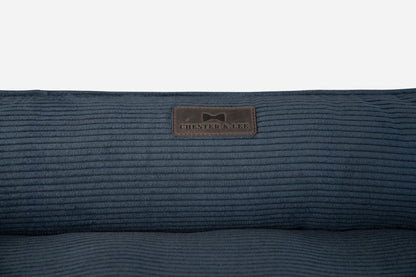 Chester & Lee | Fancy Corduroy Sleeper Dog Bed Graphite