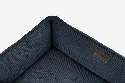 Chester & Lee | Fancy Corduroy Sleeper Dog Bed Graphite