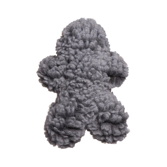 HuggleHounds Durable Plush Man Toy for Small Dogs Soft Chew
