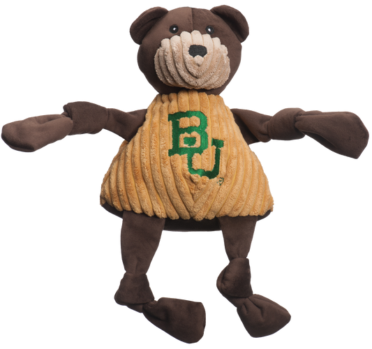 Dog Toy NCAA Baylor University Bruiser the Bear Knottie main product image for dogs and cats