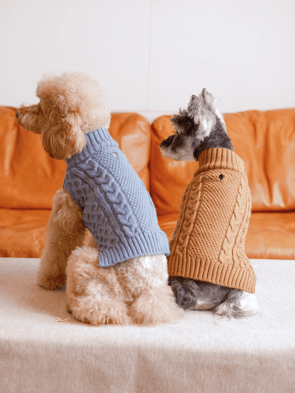 Pet Sweater Vest - Toffee Orange