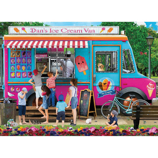 Dan's Ice Cream Van 1000 Piece Jigsaw Puzzle Eurographics