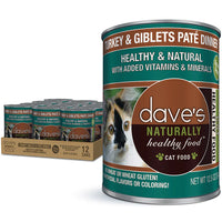 Dave's Naturally Healthy Turkey & Giblets Dinner Pat? Wet Cat Food (12.5oz)