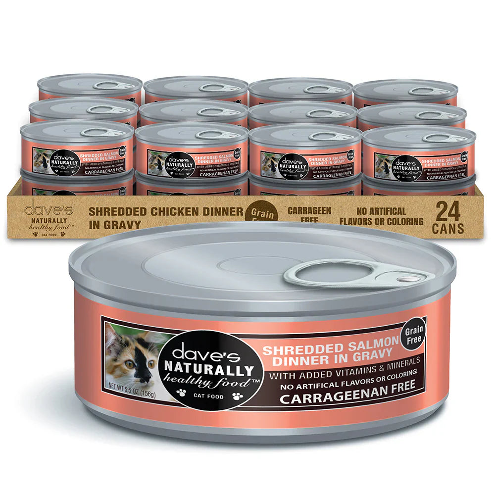 Wet Cat Food Salmon Gravy Grain Free 5.5 Oz 🐟