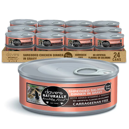 Wet Cat Food Salmon Gravy Grain Free 5.5 Oz 🐟