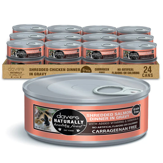 Wet Cat Food Salmon Gravy Grain Free 5.5 Oz 🐟